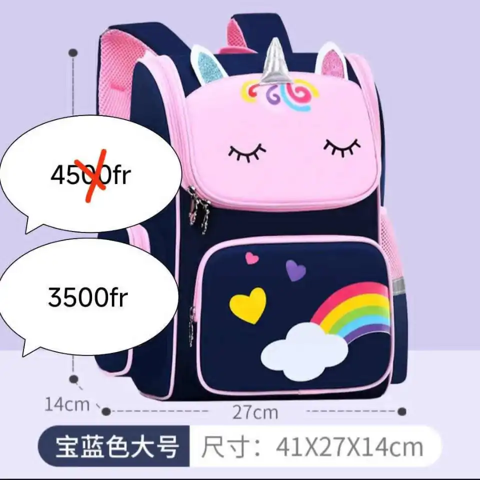 Sac à dos bicolore rose et noir