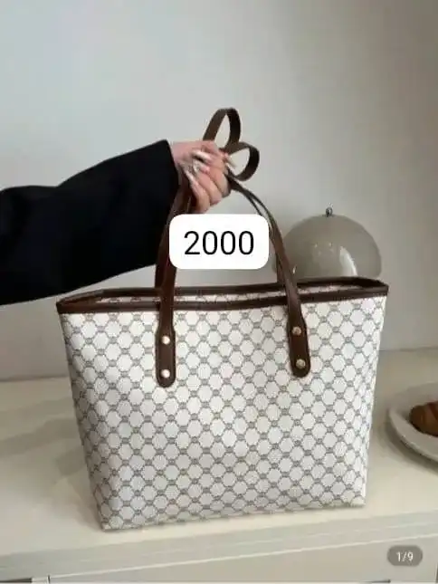 👜 Cabas tendance — Style monogramme chic
