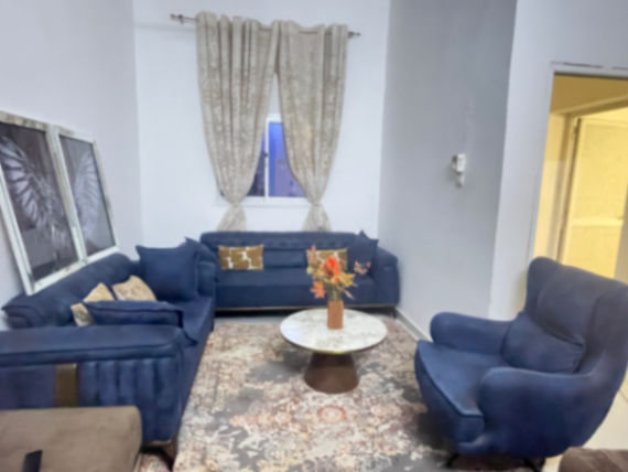 Salon avec accessoires