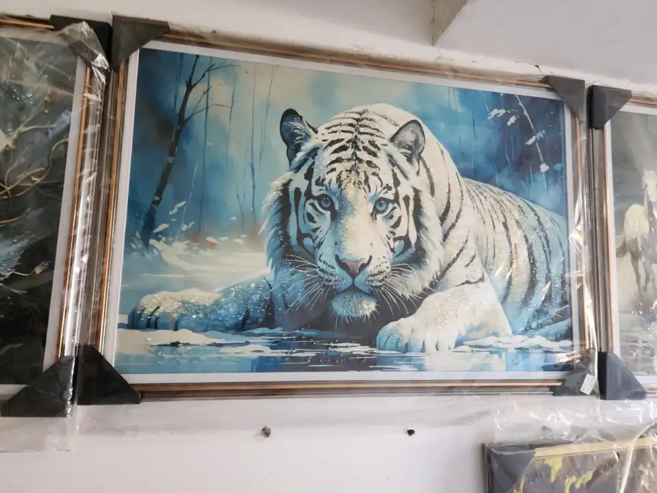 Tableaux tigre blanc