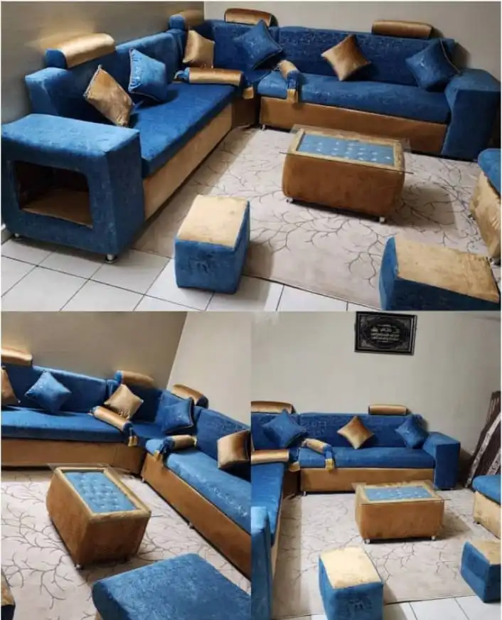 Salon neuf avec tapis
