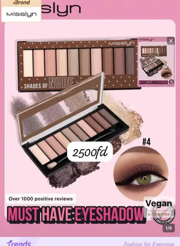 Palette Misslyn — Shades of Nude