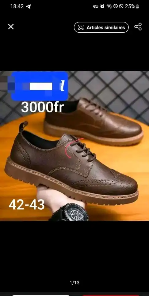 Chaussures cuir