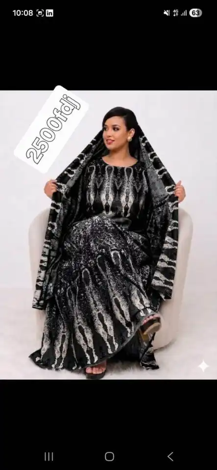 Boubou élégant : le raffinement au quotidien