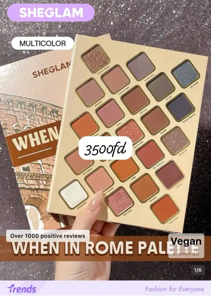 💄 SHEGLAM — When in Rome Palette