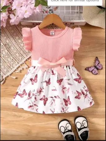Robe rose élégante pour enfant NURA SHOP