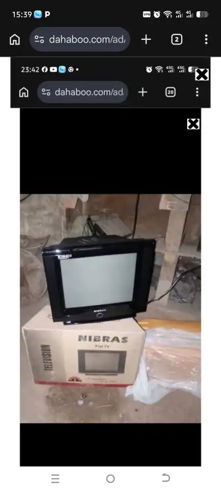 Vente des télévisions anciens modèles Nibras Flat TV (Modèle CTV-14A1)